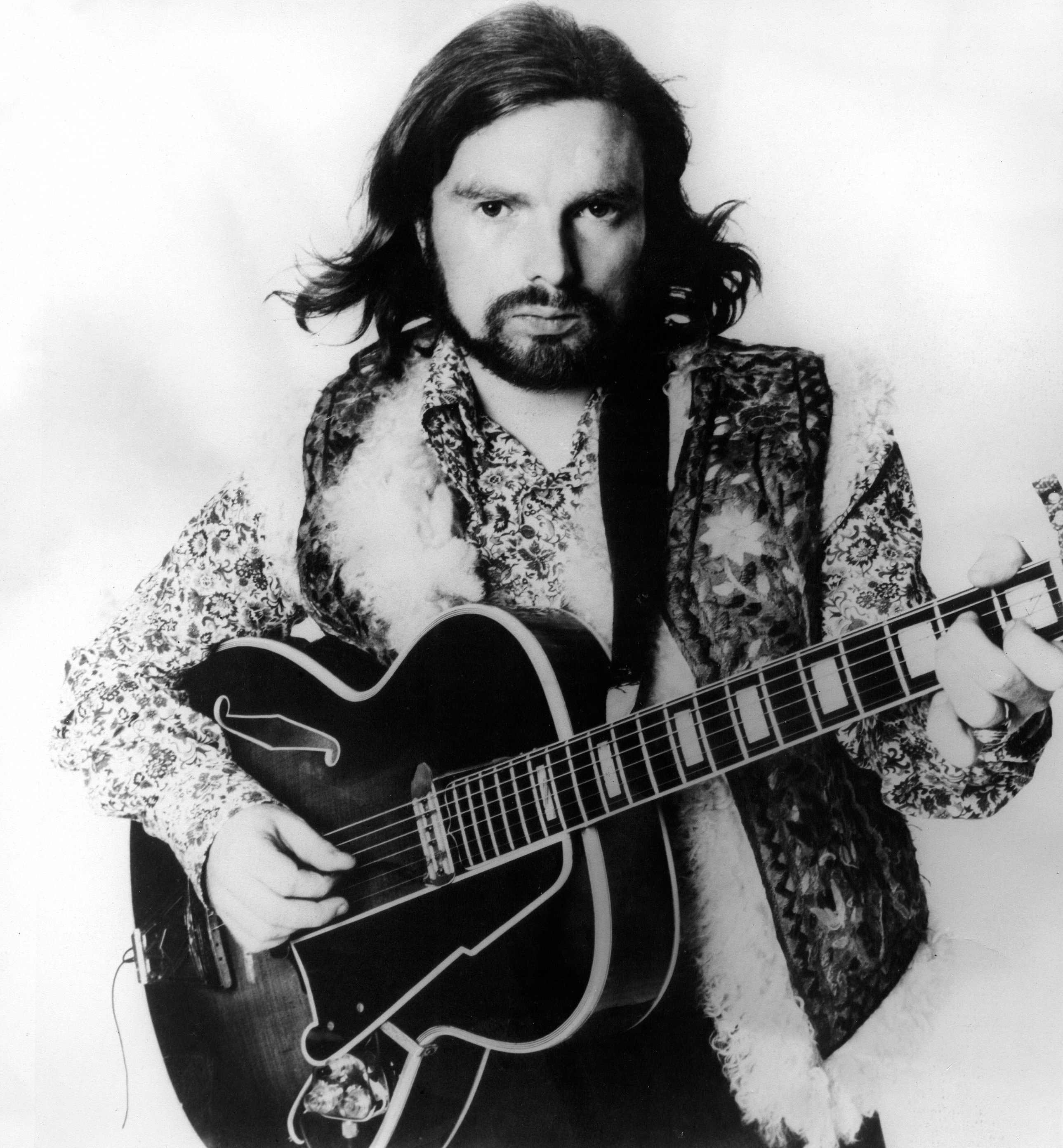 Van Morrison with a guitar
