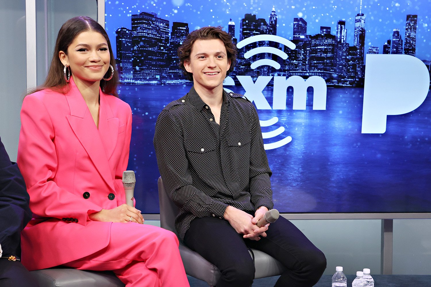 Spider-Man: No Way Home stars Zendaya and Tom Holland talk height differences for SiriusXM's Town Hall