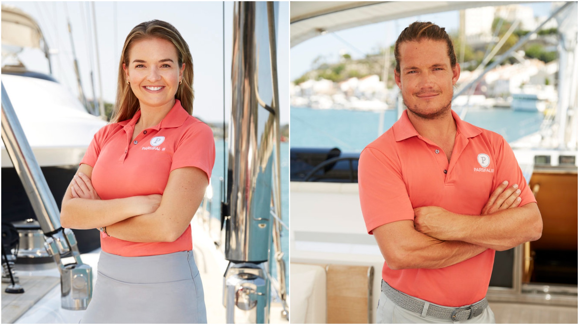 Daisy Kelliher and Gary King Below Deck Sailing Yacht Season 3 cast photo
