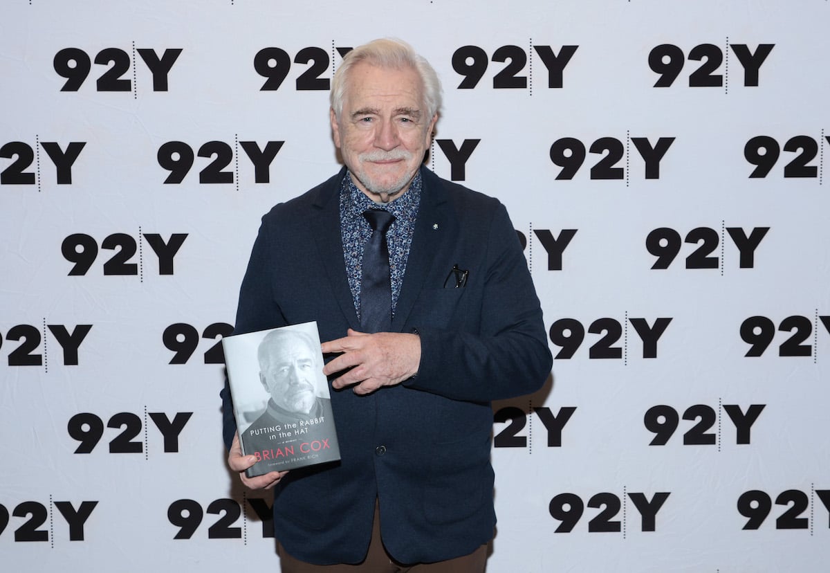 Brian Cox poses for a photo before a discussion of his new memoir 'Putting The Rabbit In The Hat'