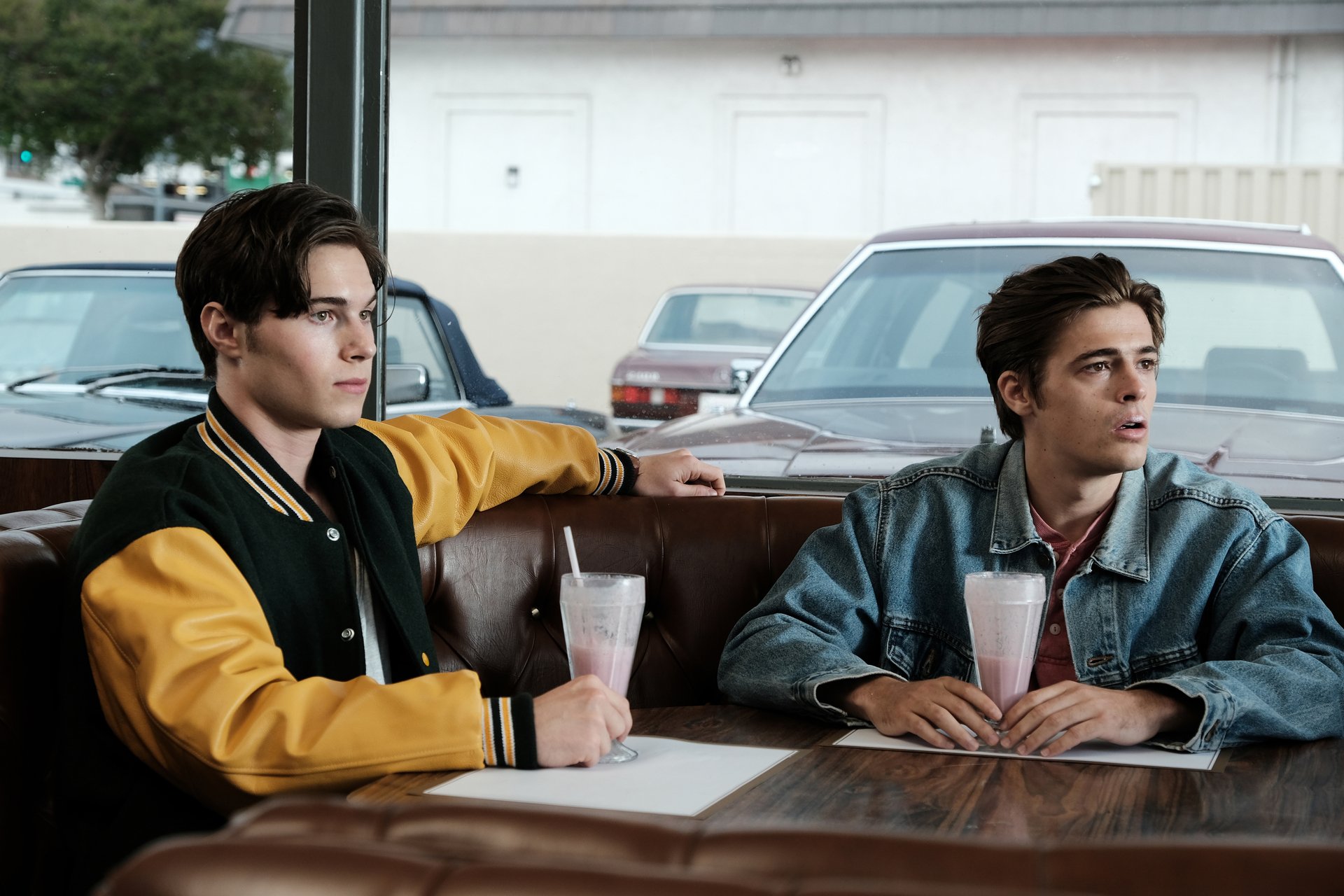 Elias Kacavas as young Cal, Henry Eikenberry as young Derek in the HBO series 'Euphoria' Season 2, Episode 3