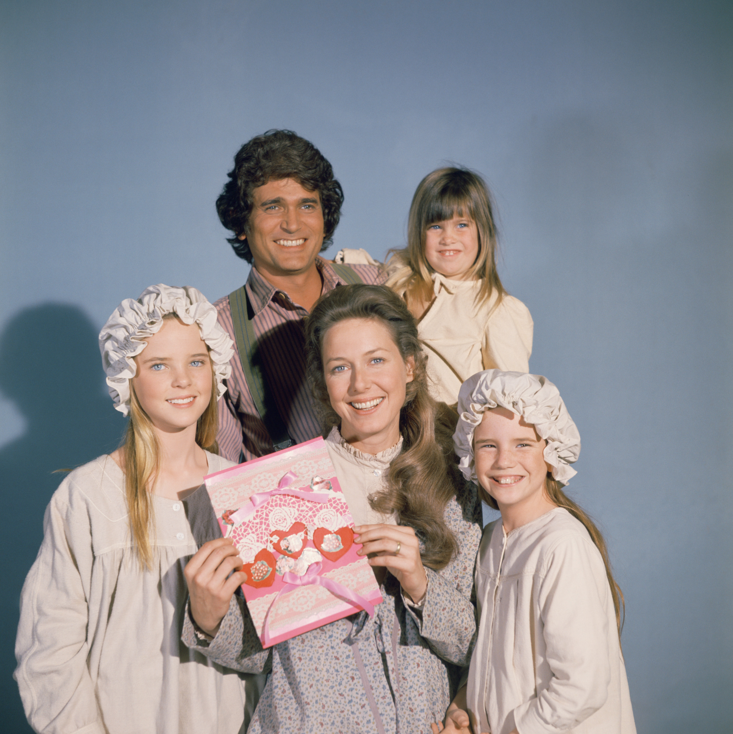 Melissa Sue Anderson, Michael Landon, Lindsay/ Sydney Greenbush, Melissa Gilbert, Karen Grassle of 'Little House on the Prairie'