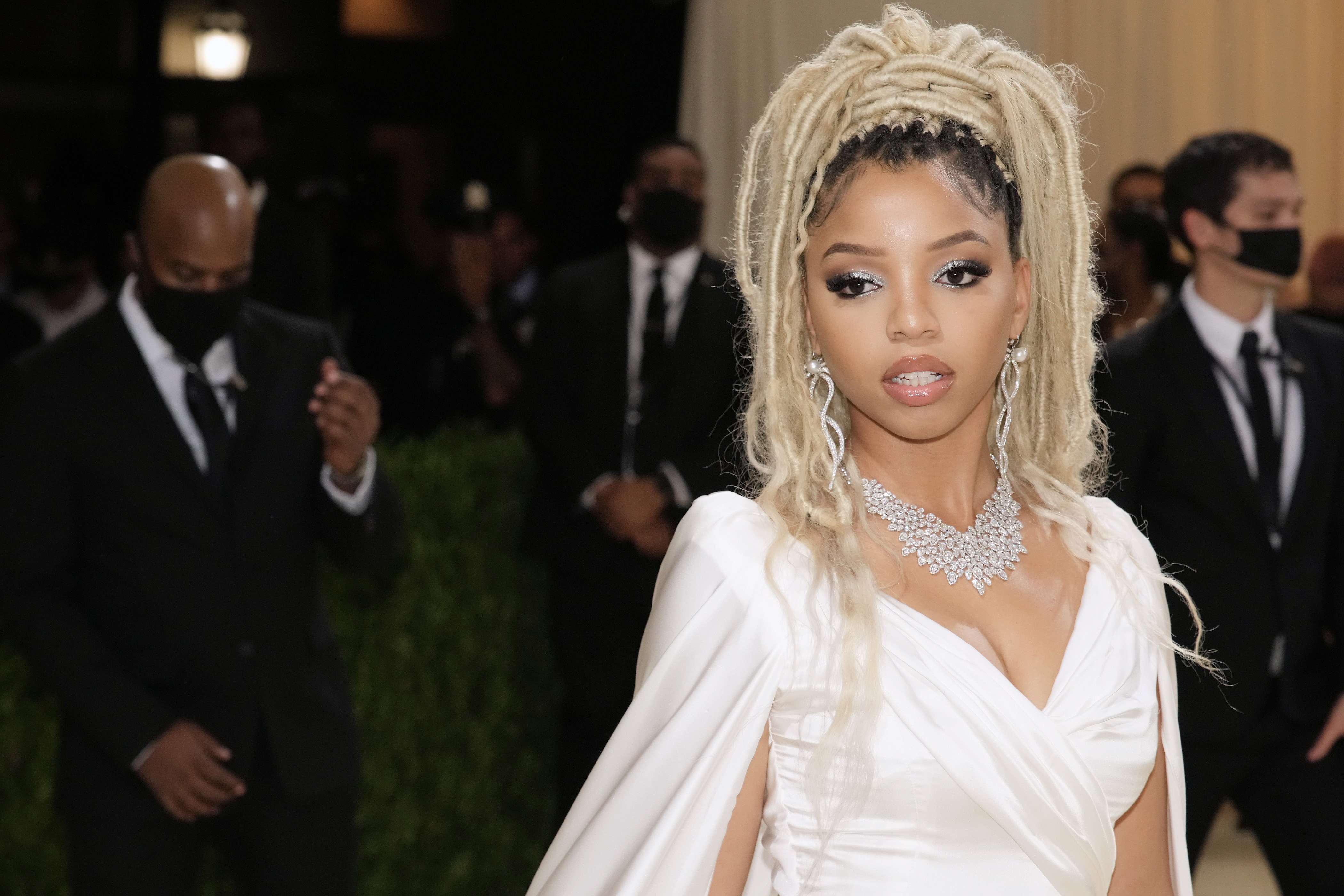 Chloe Bailey attends The 2021 Met Gala Celebrating In America: A Lexicon Of Fashion