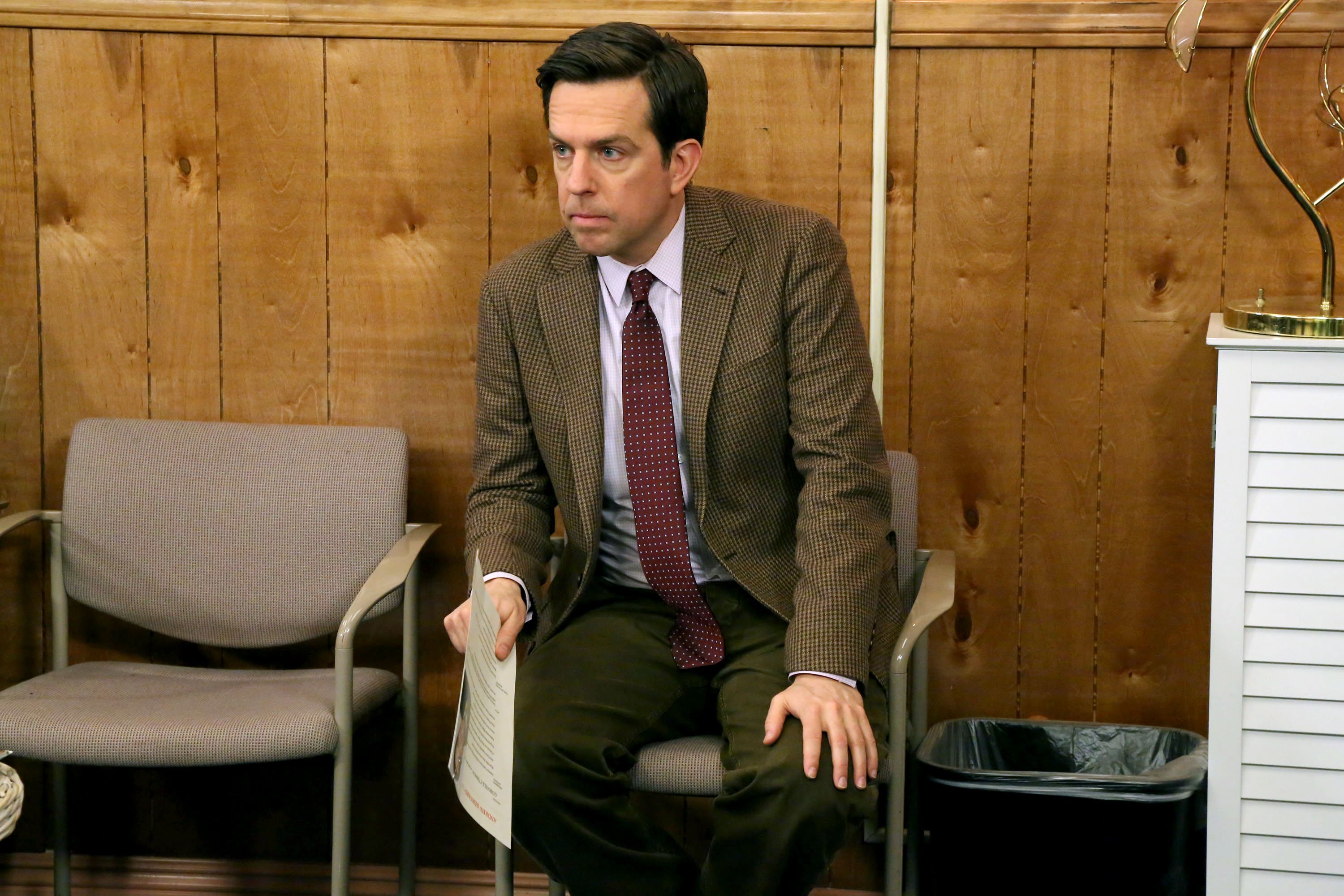 Ed Helms as Andy Bernard in the NBC series 'The Office'