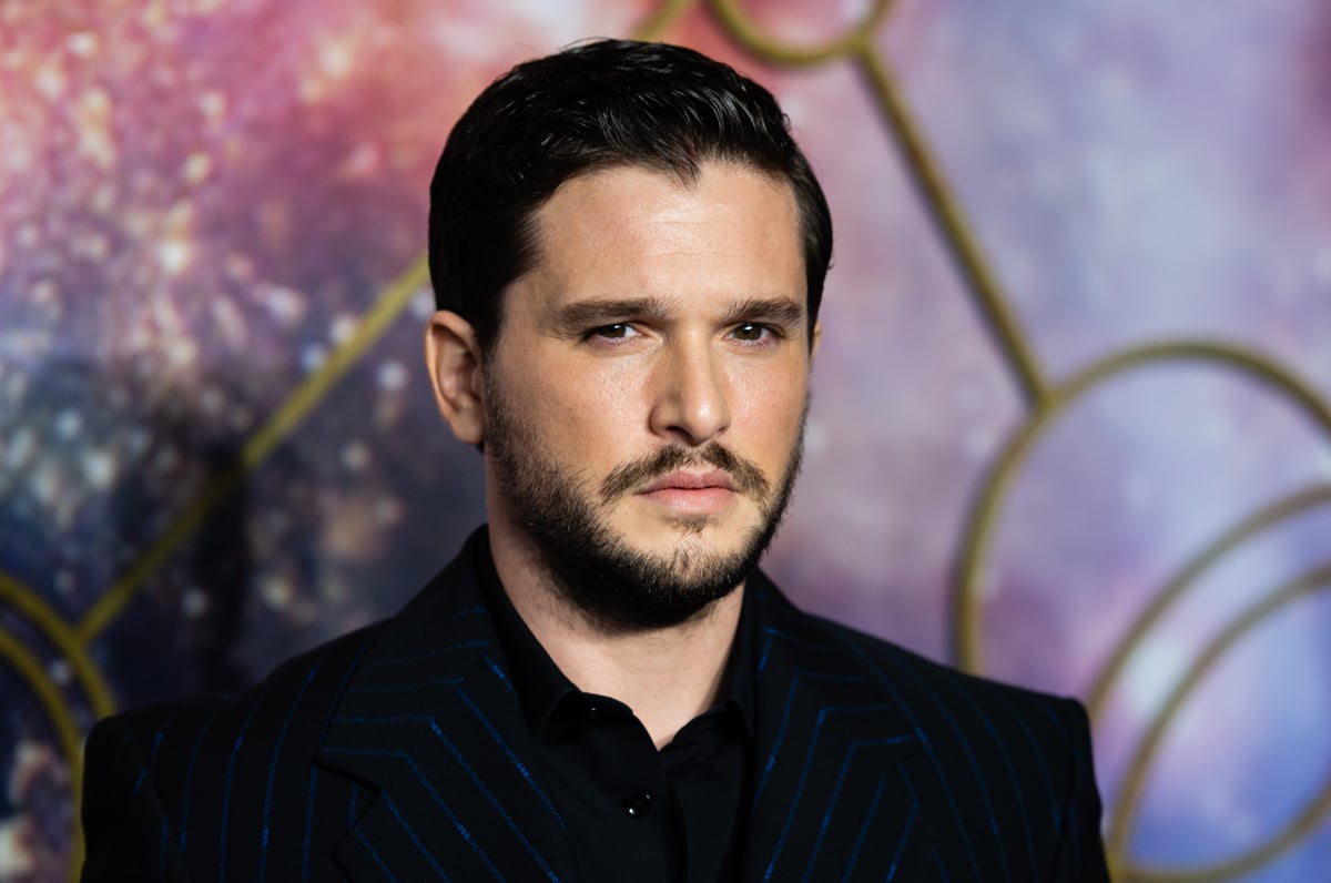 Kit Harington, who plays Dane Whitman, aka Black Knight, at 'Eternals'