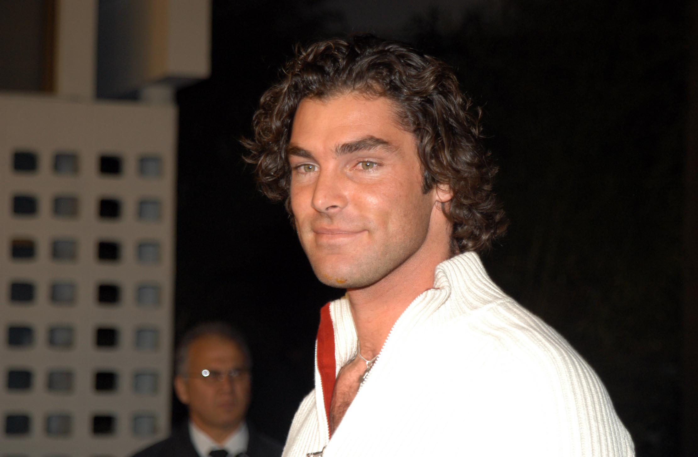 Evan Marriott of 'Joe Millionaire' at a movie premiere