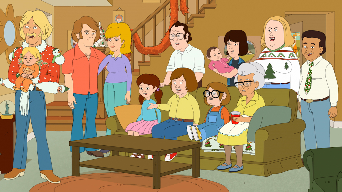 Animation is used in the Netflix adult animated comedy 'F is For Family'