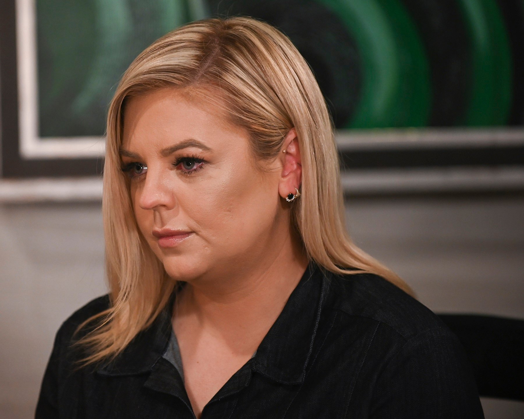General Hospital this week focuses on Maxie, pictured here in a black shirt