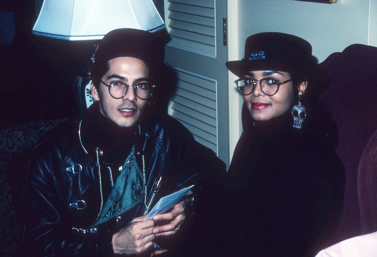 Janet Jackson and Rene Elizondo Jr. in a candid photo