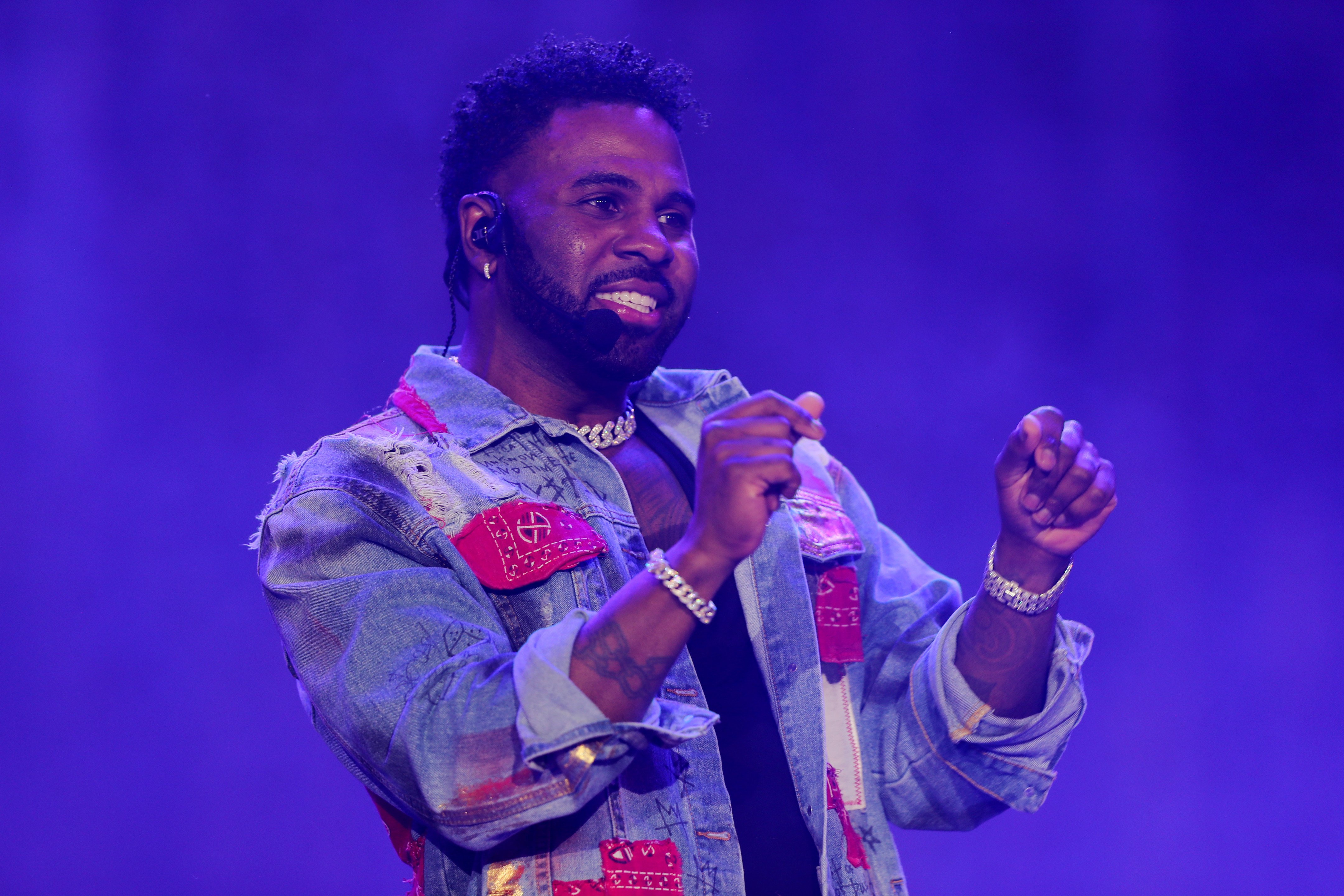 Jason Derulo performs on stage during MDLBEAST SOUNDSTORM 2021