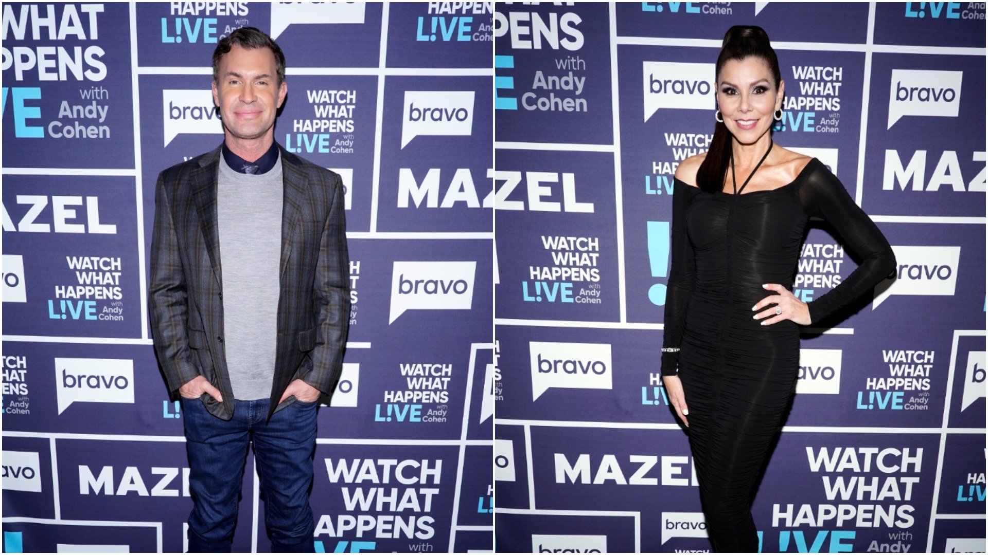 Logo Lover // Get details on Heather Dubrow's Navy Blue Louis