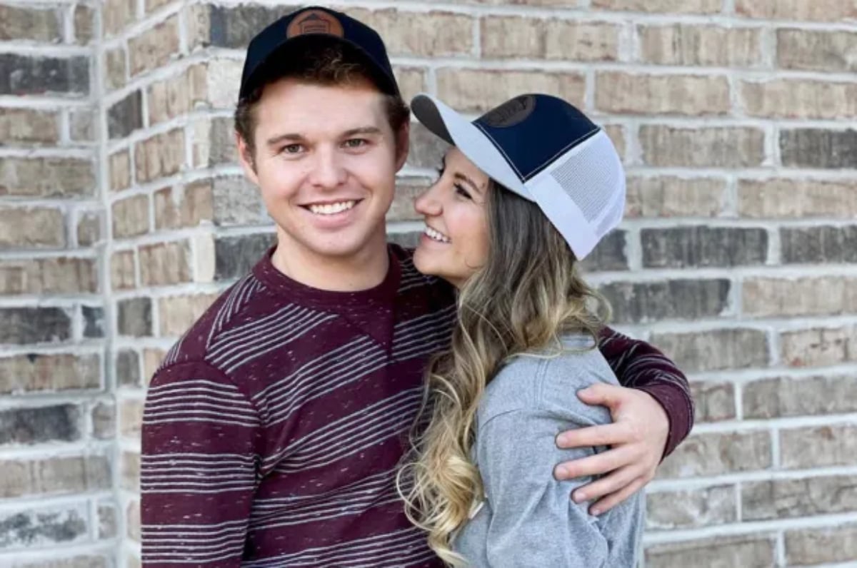 Hannah Wissmann looks lovingly at Jeremiah Duggar in an instagram post from the former Counting On star’s account