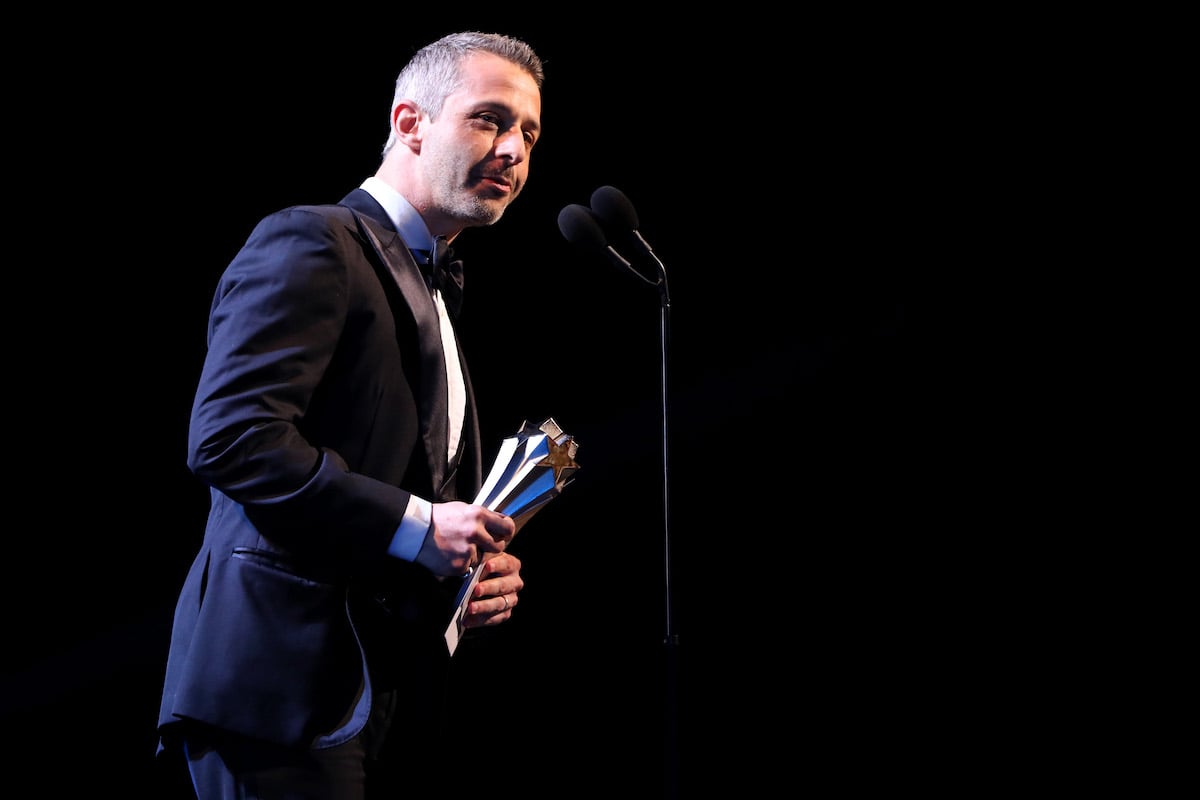Jeremy Strong accepts the Best Actor in a Drama Series award for 'Succession' onstage at the 2020 Critics' Choice Awards