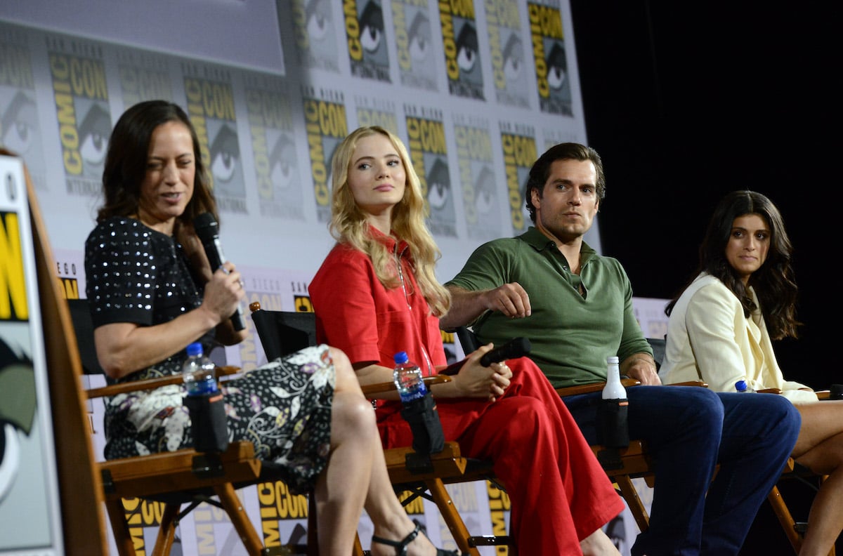 Jodhi May, Freya Allan, Henry Cavill, and Anya Chalotra of 'The Witcher' speak at 2019 Comic-Con International