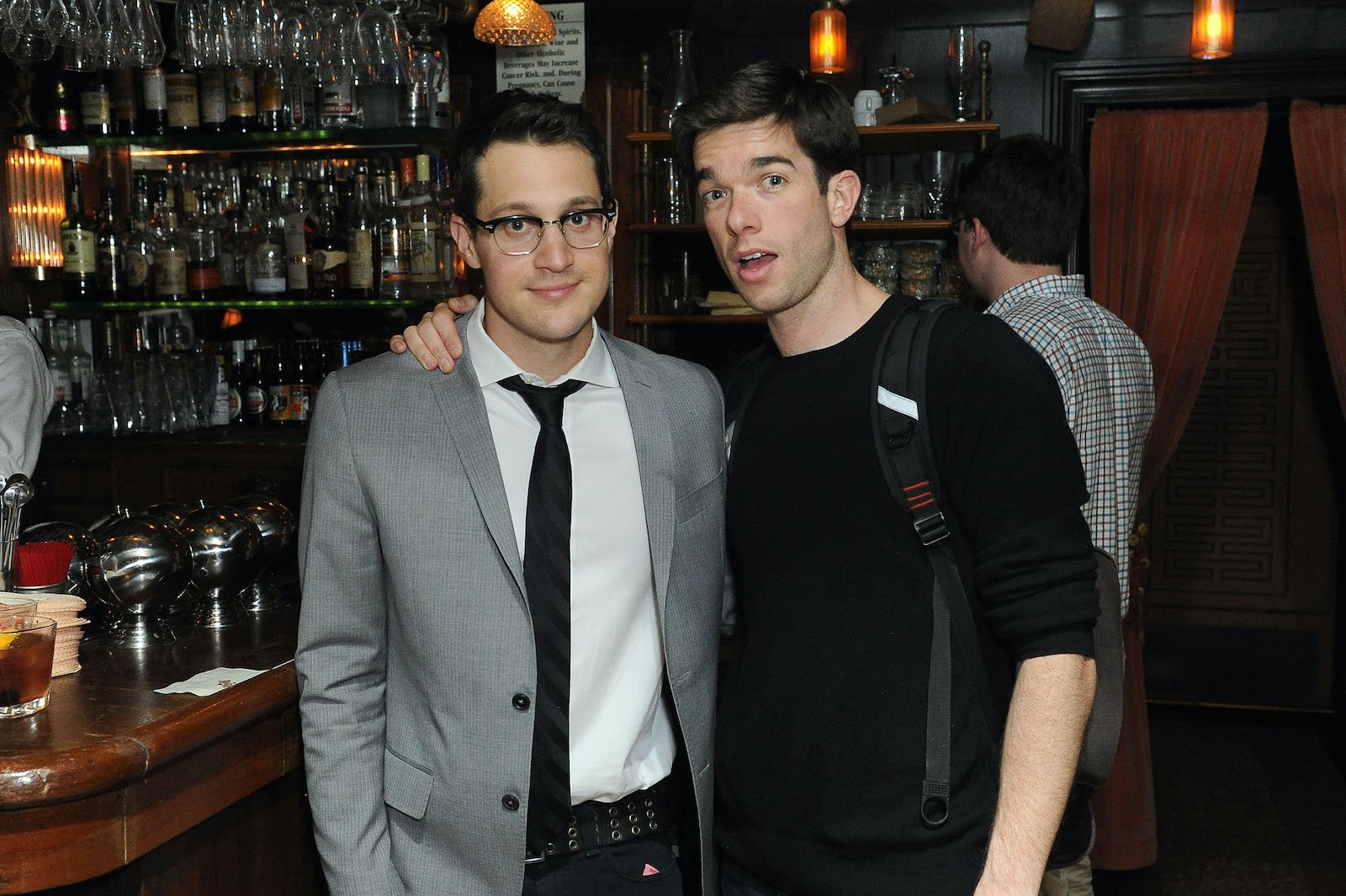Dan Levy and John Mulaney attended the Mulaney premiere 