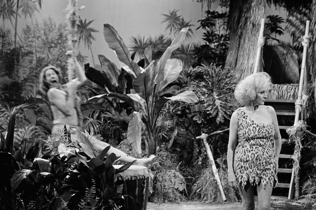 Johnny Carson as Tarzan and Betty White as Jane on 'The Tonight Show'