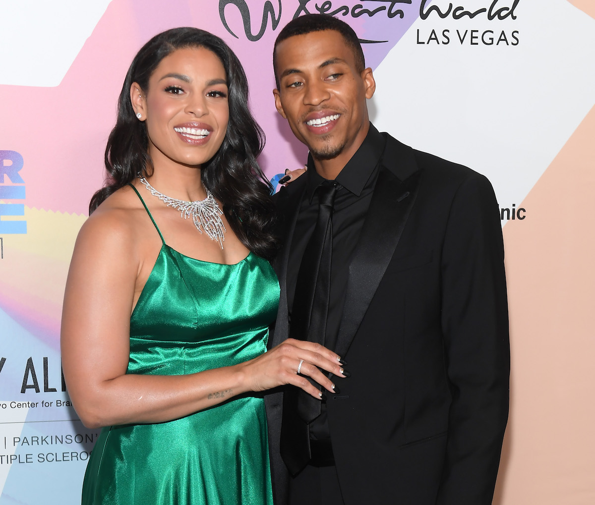 Jordin Sparks and Dana Isaiah pose on the red carpet