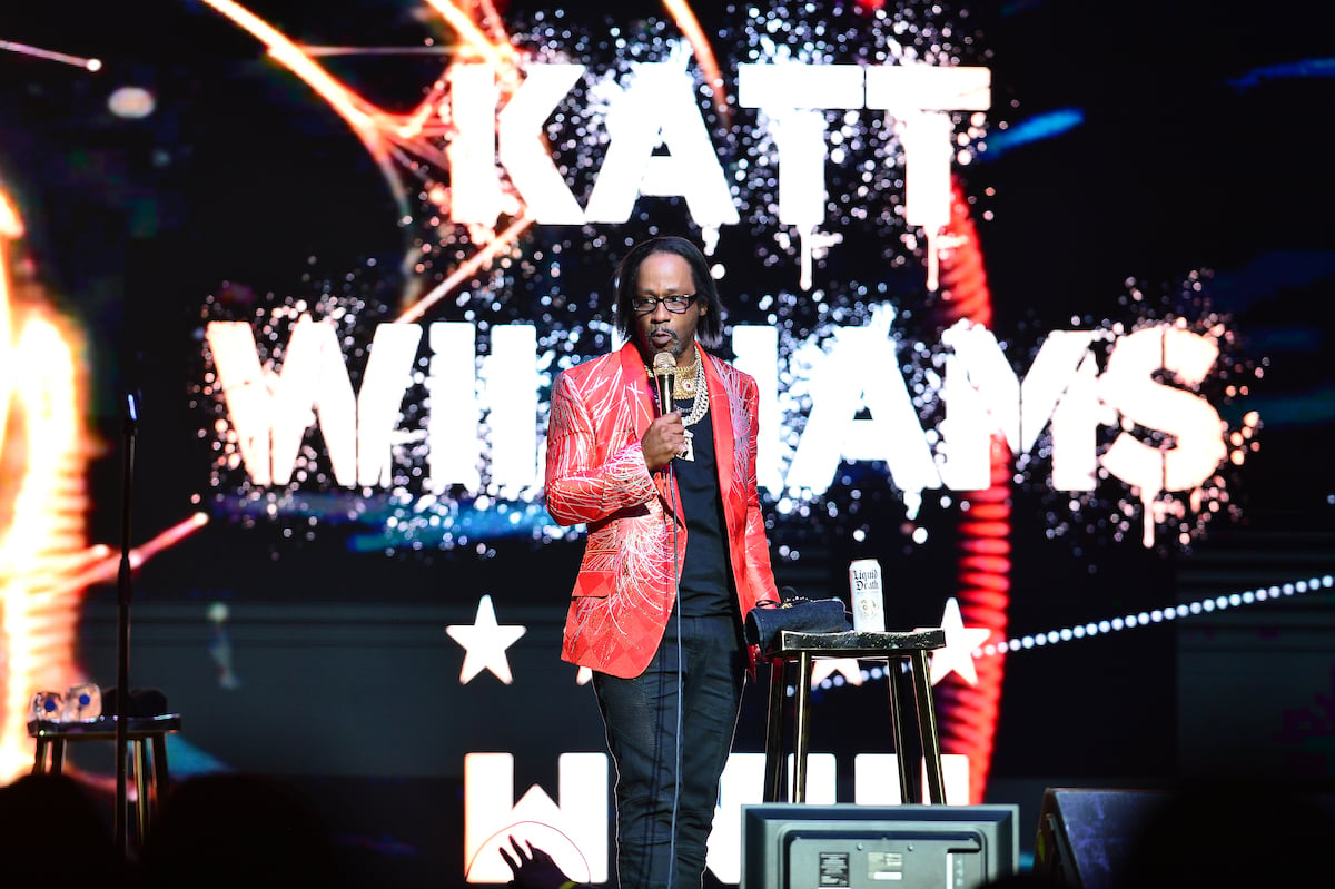 Katt Williams performs on stage during the 2021 Katt Williams comedy 'World War III Tour'
