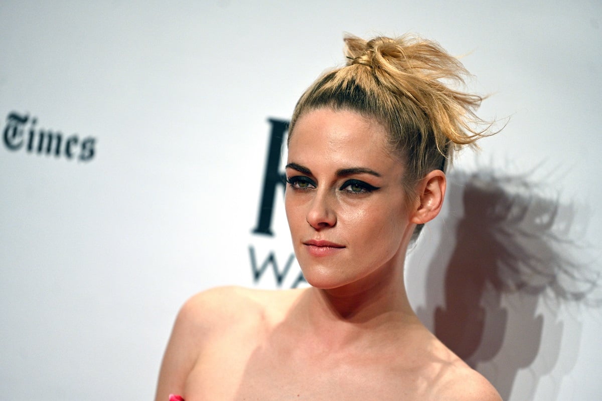 Kristen Stewart smirking