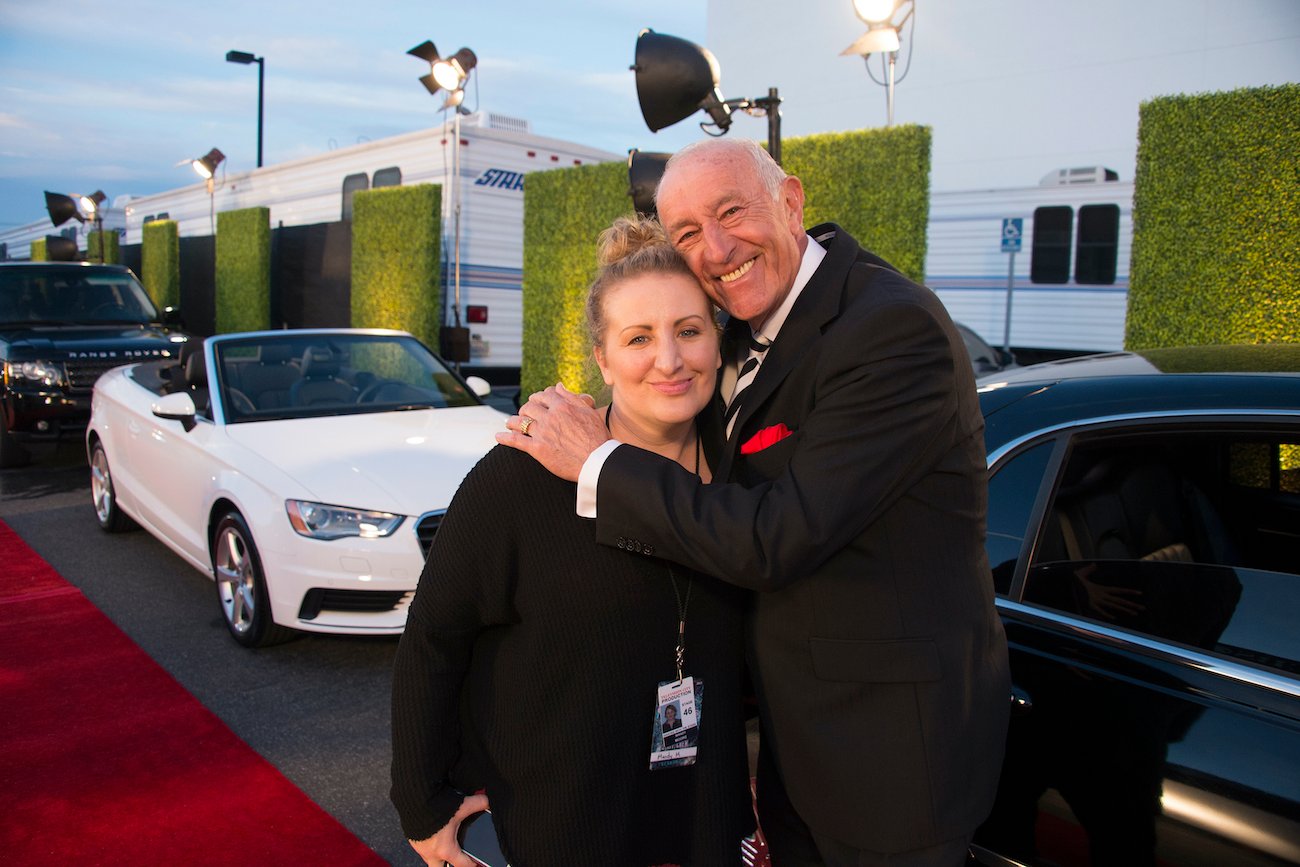 'Dancing with the Stars' choreographer Mandy Moore with head judge Len Goodman