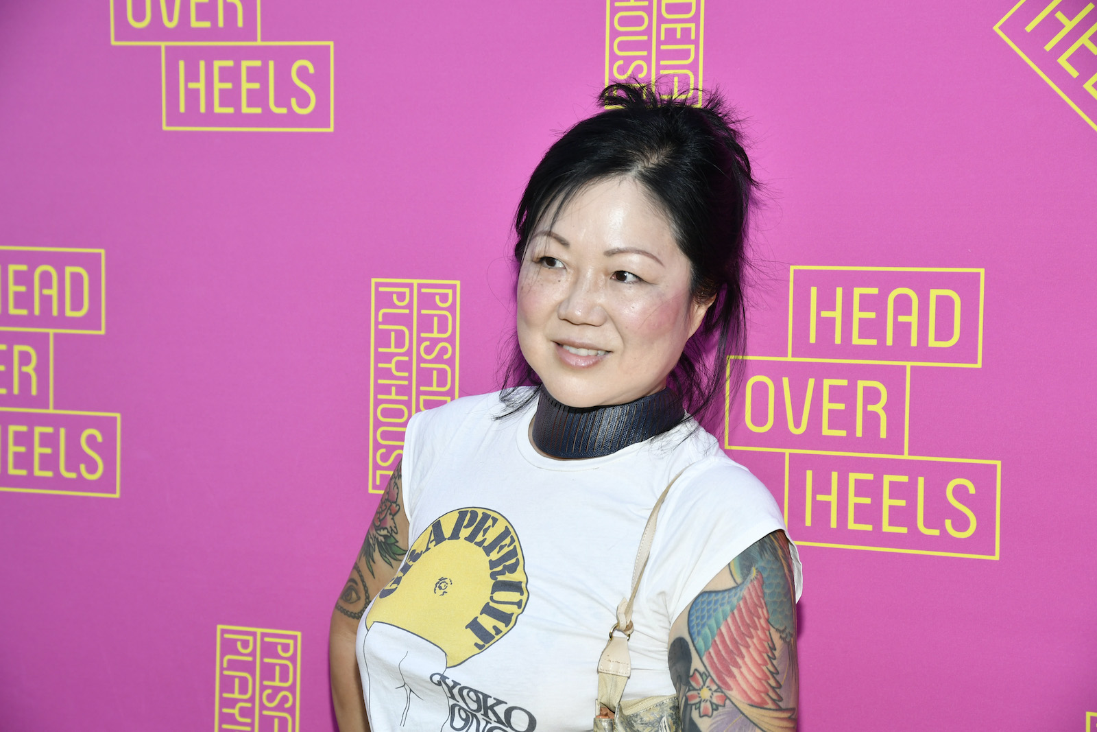 Comedian Margaret Cho attended the opening night of the musical 'Head Over Heels 