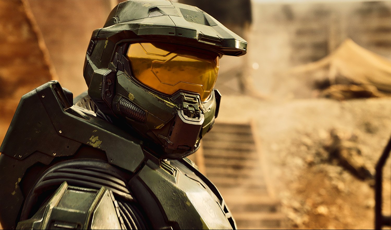 Pablo Schreiber as Master Chief in the 'Halo' TV series