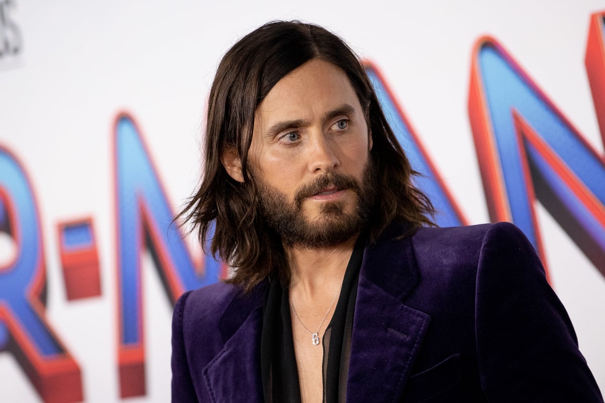 'Morbius' Jared Leto at the 'Spider-Man: No Way Home' premiere starring Andrew Garfield, Tobey Maguire and Tom Holland