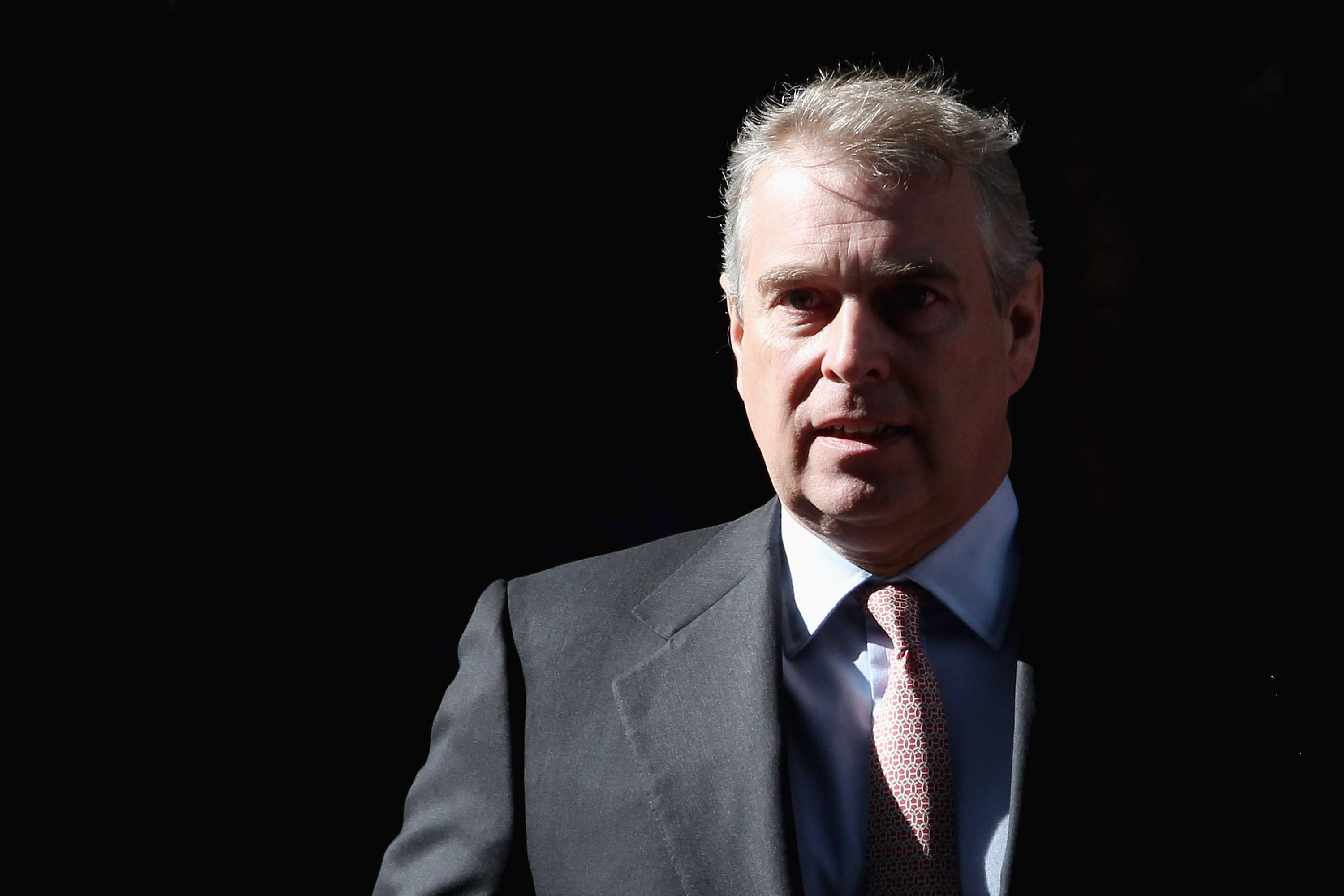 Photo of Prince Andrew at the headquarters of Crossrail
