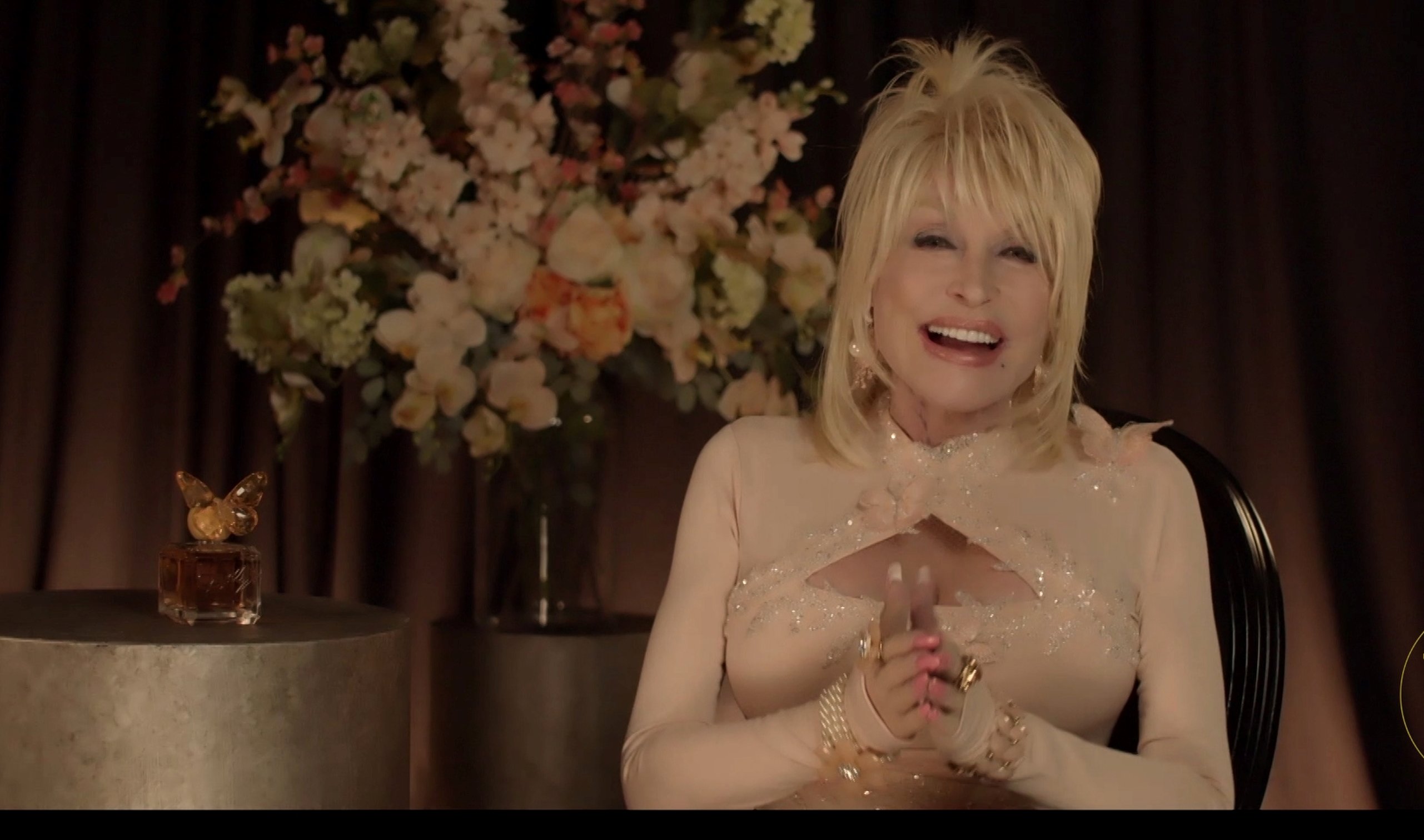 Screengrab of Dolly Parton during an interview on 'The Tonight Show Starring Jimmy Fallon'