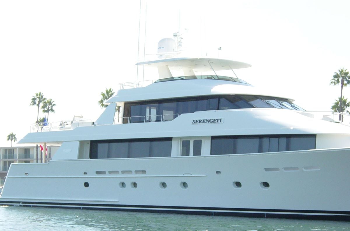 The Serengeti, the yacht of entertainer Johnny Carson