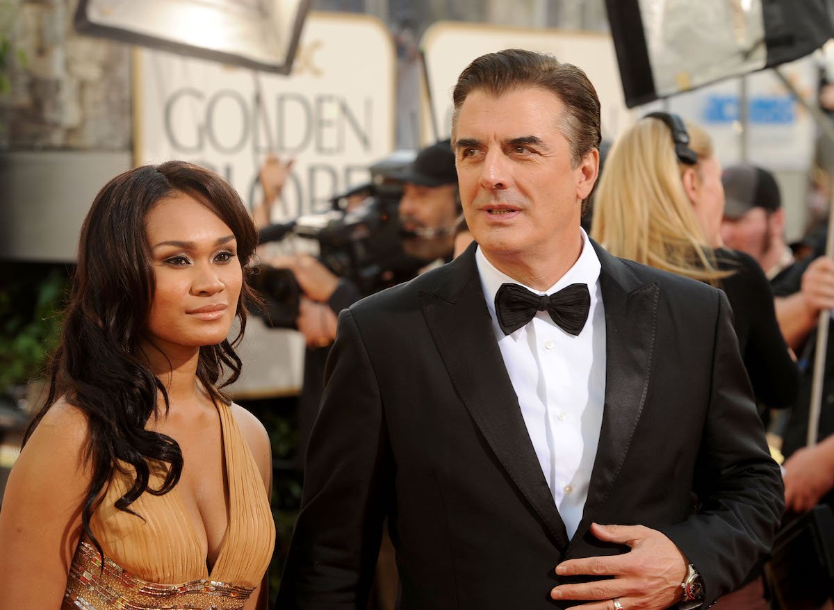 Tara Wilson and Chris Noth attend a formal event together.