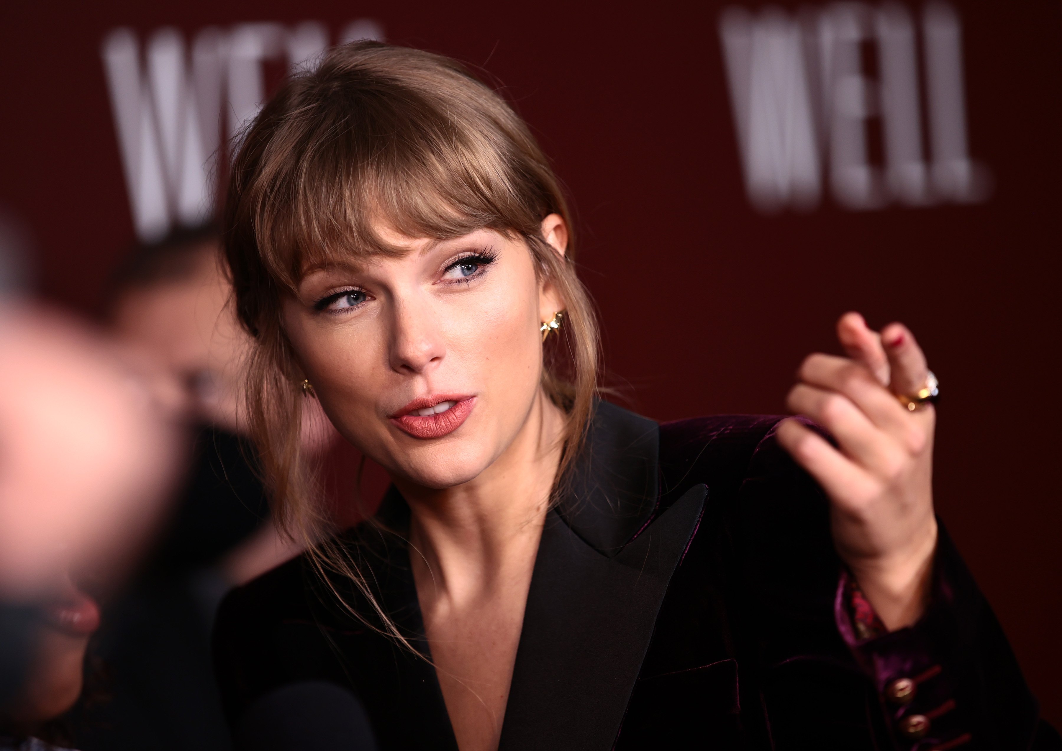 Taylor Swift attends the 'All Too Well' short film premiere