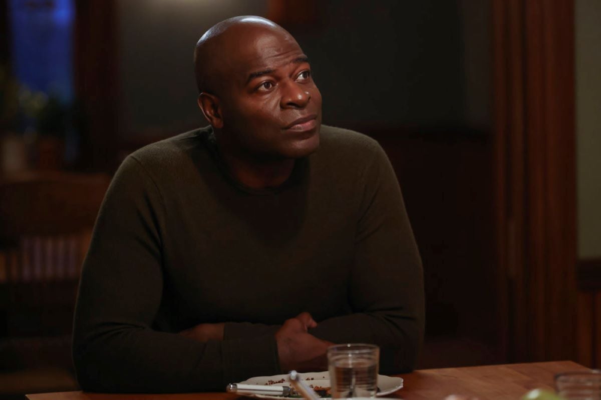 'The Blacklist' Season 9 star Hisham Tawfiq, in character as Dembe Zuma, wears