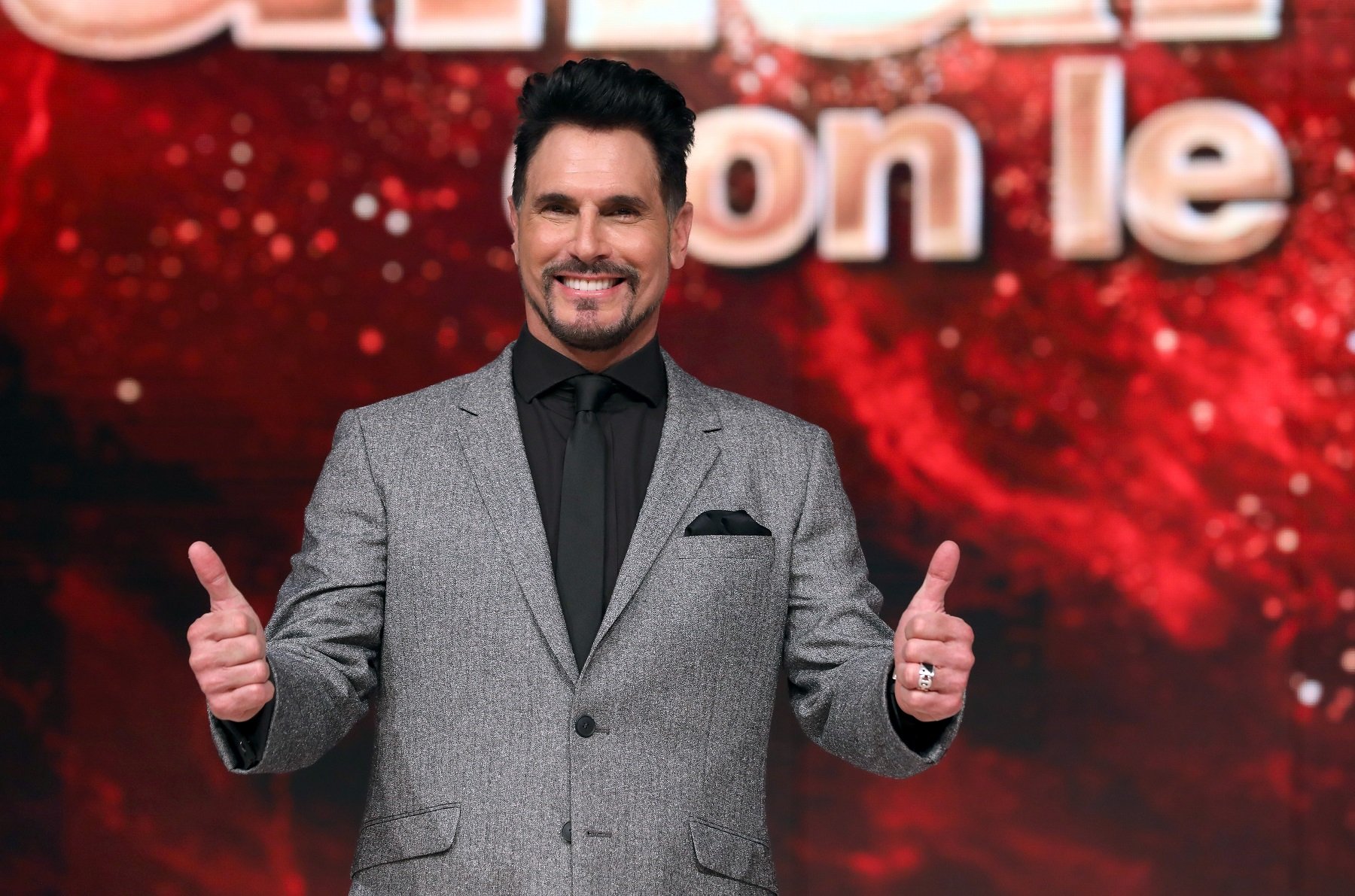 The Bold and the Beautiful star Don Diamont, pictured here in a grey suit