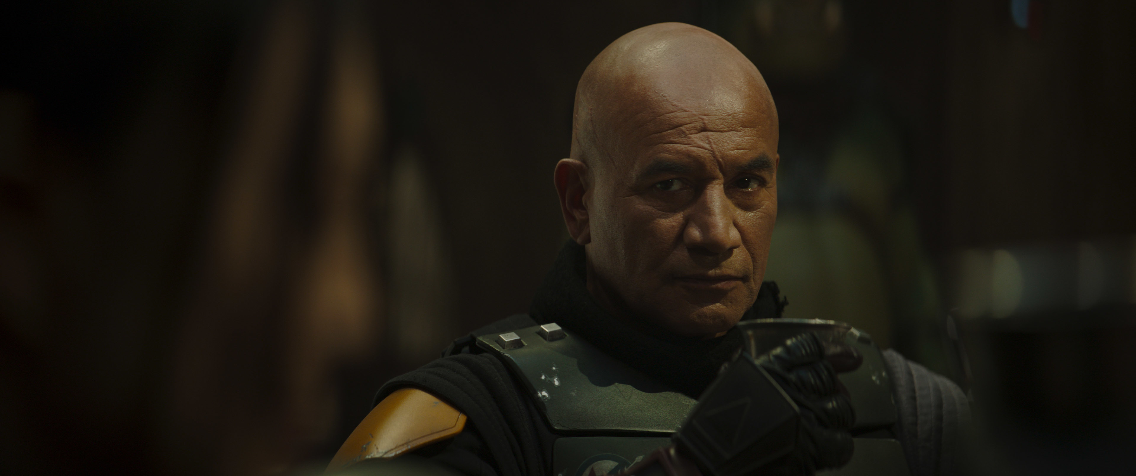 'The Book of Boba Fett' star Temuera Morrison holds a drink