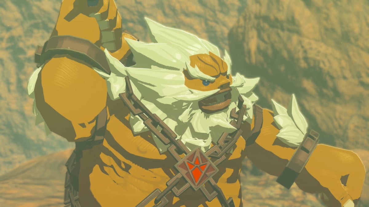 Daruk and his Boulder Breaker from 'The Legend of Zelda: Breath of the Wild'