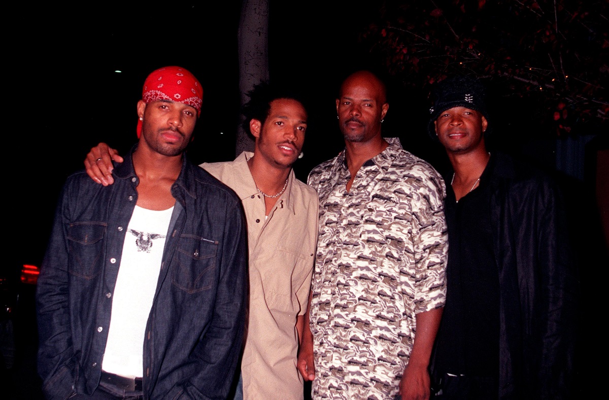 The Wayans brothers posing.