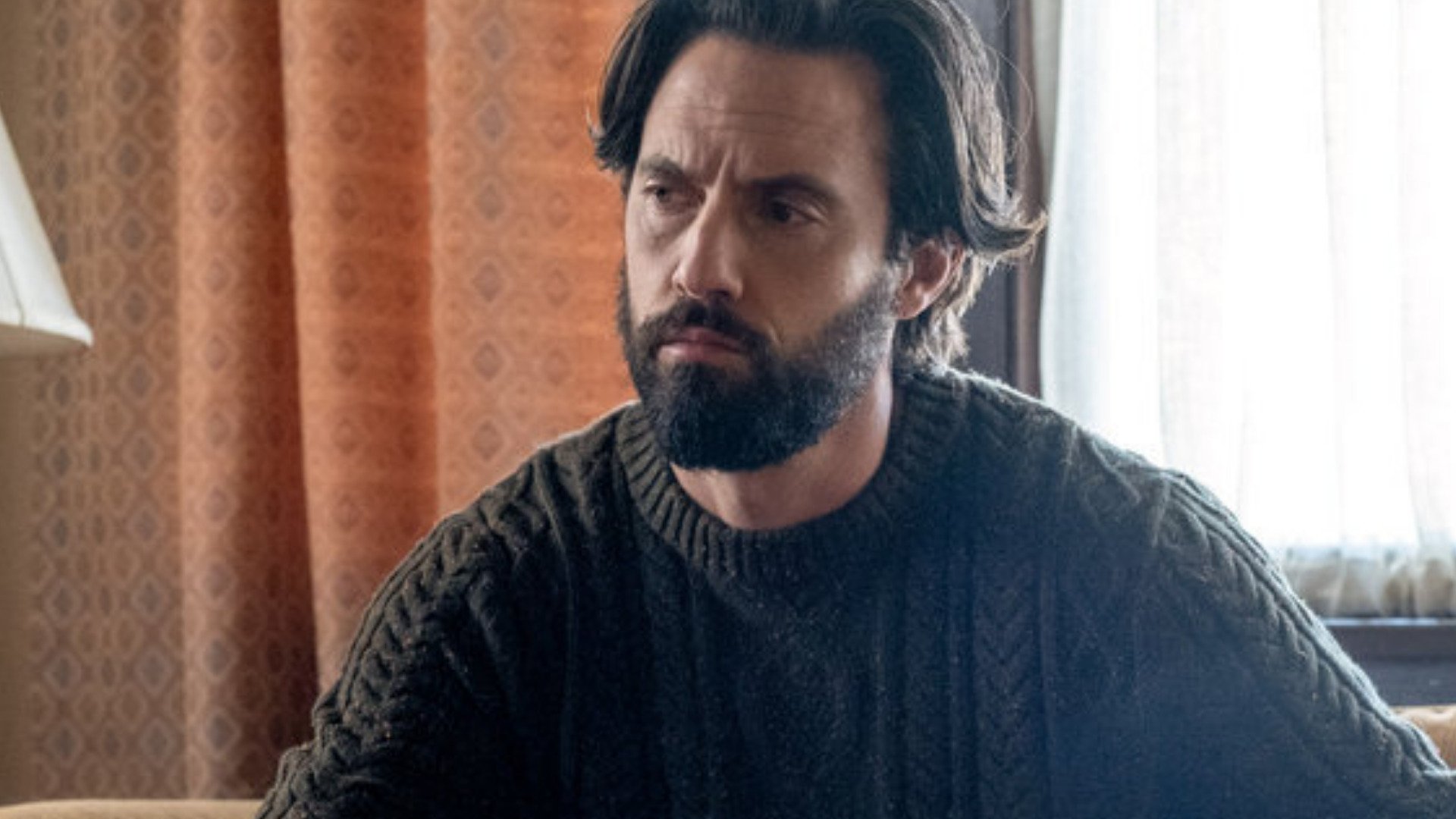 Milo Ventimiglia as Jack Pearson looking upset in ‘This Is Us’ Season 6 Episode 4, ‘Don’t Let Me Keep You’