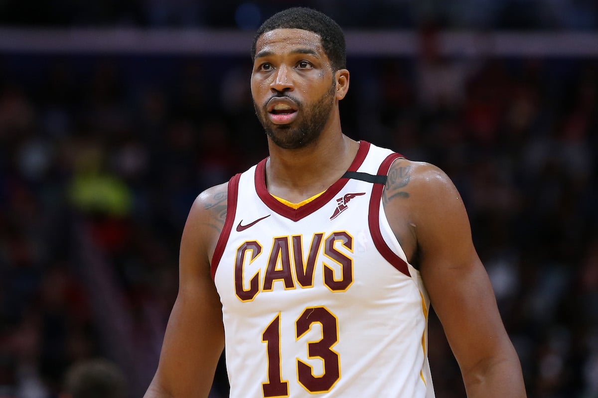 Tristan Thompson plays basketball.