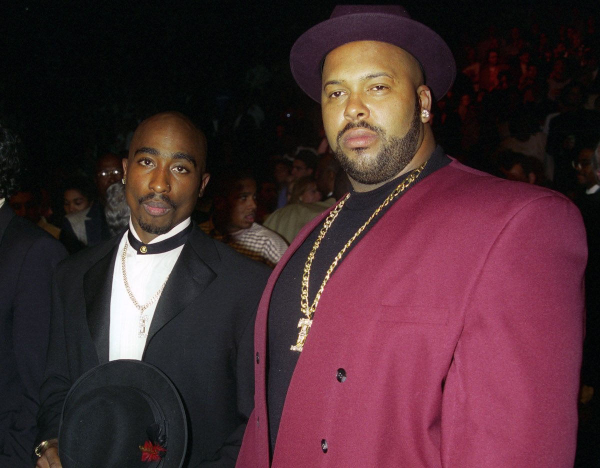 Tupac Shakur and Suge Knight together 
