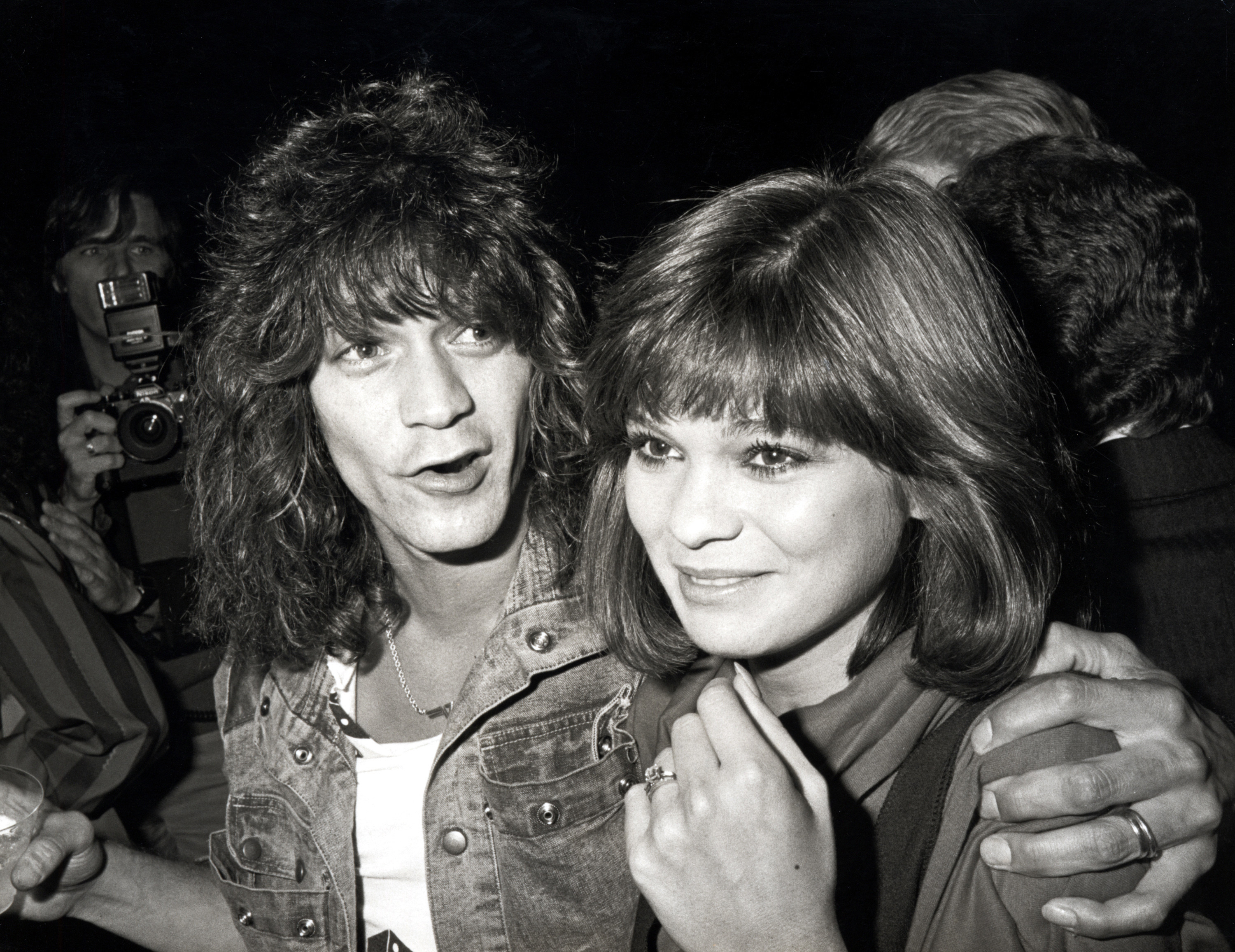 Eddie Van Halen and Valerie Bertinelli in 1983.