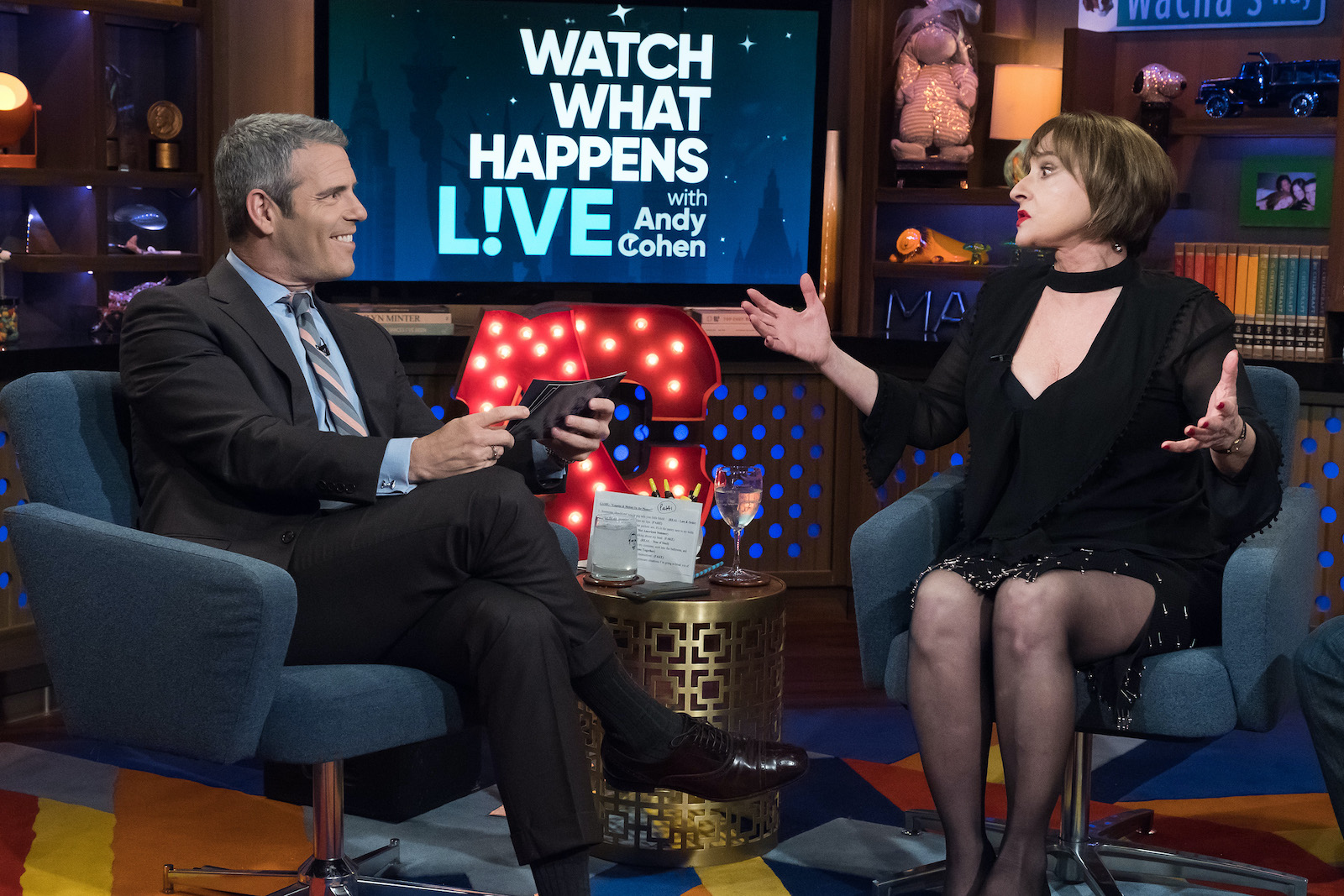 Patti LuPone answers Andy Cohen's questions on WWHL
