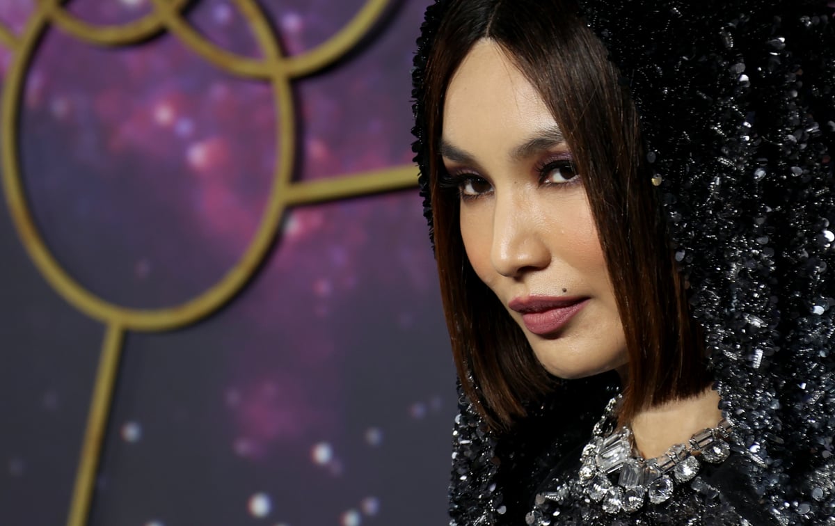 'Captain Marvel' actor Gemma Chan attends the 'Eternals' U.K. premiere.