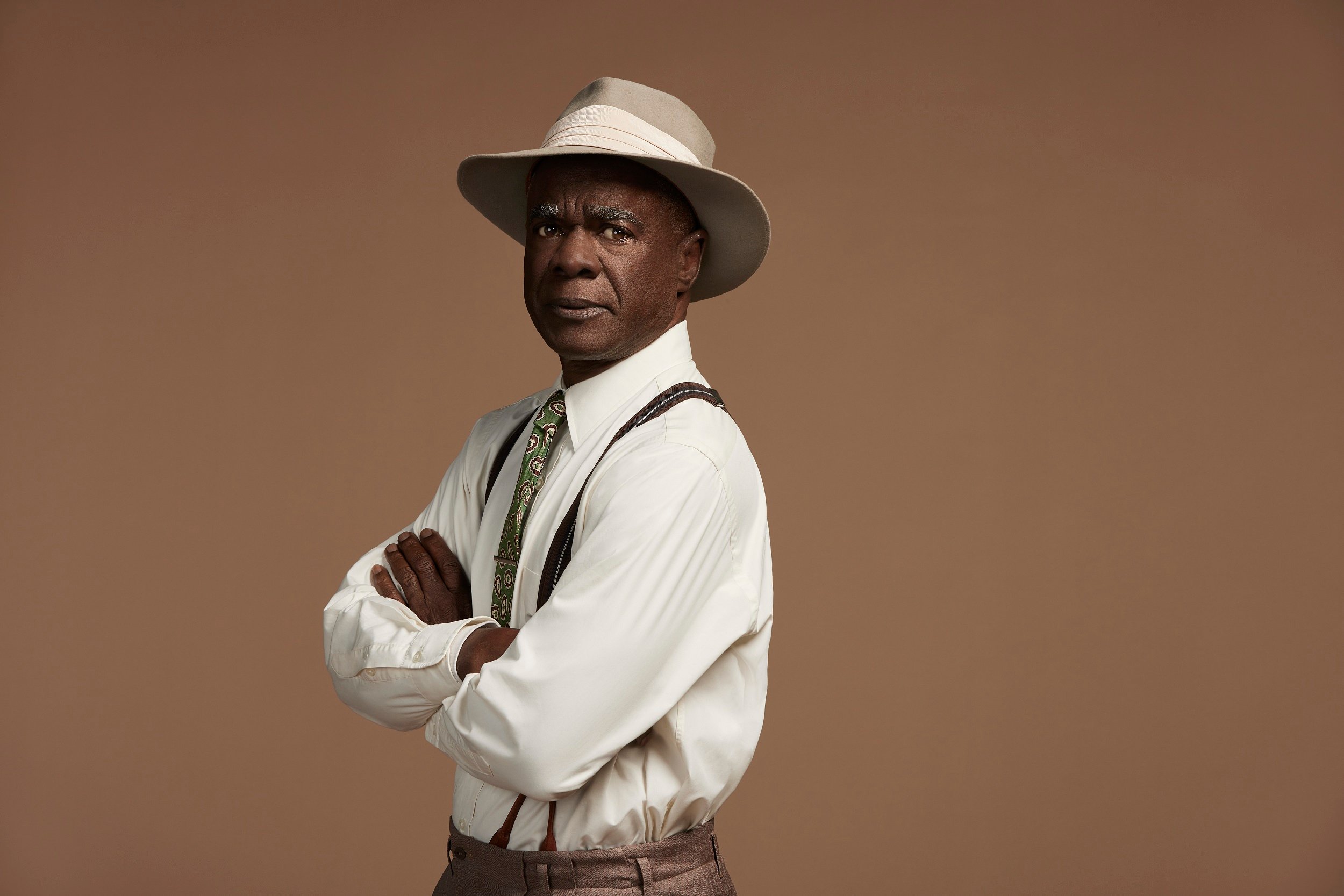 'Women of the Movement' cast member Glynn Turman posing for a photo as Mose Wright