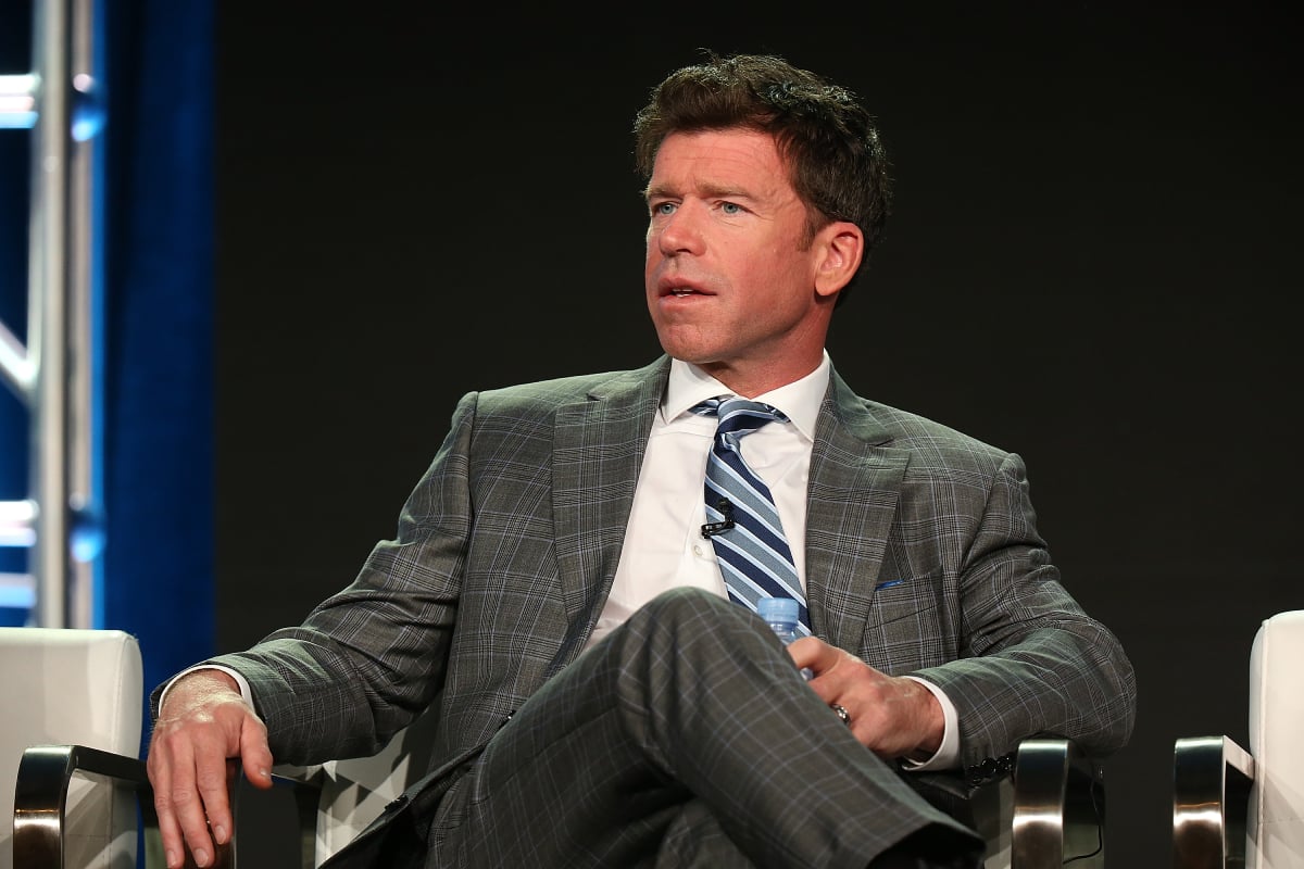 Producer/writer Taylor Sheridan of 'Yellowstone' speaks onstage during the Paramount Network portion of the 2018 Winter TCA on January 15, 2018 in Pasadena, California