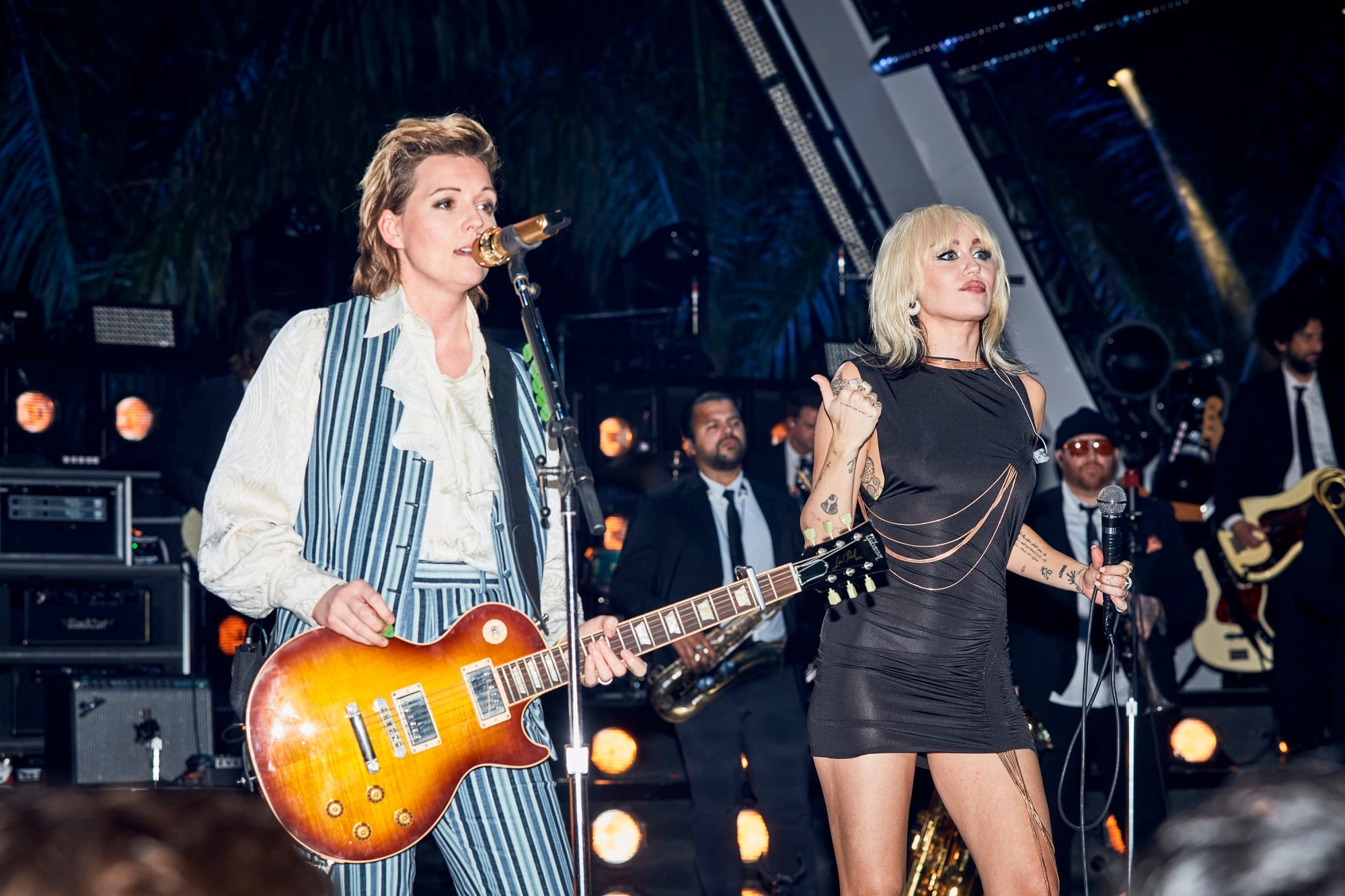 Miley Cyrus and Brandi Carlile Performed Cyrus' 'Hannah Montana' Era