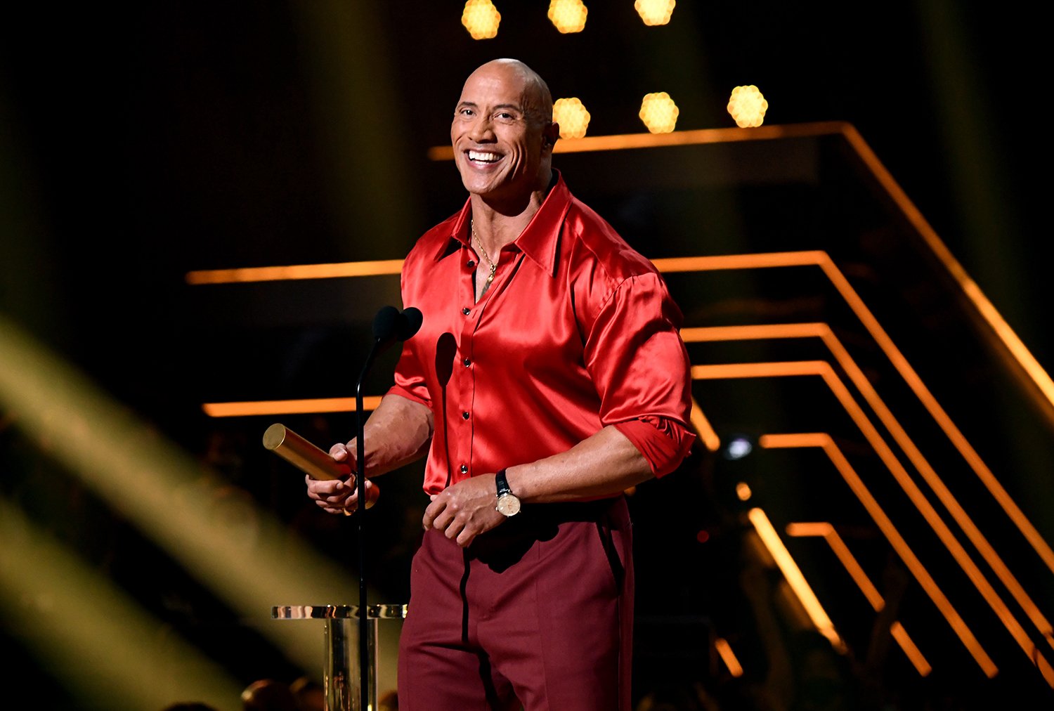 Dwayne Johnson at the 2021 People's Choice Awards
