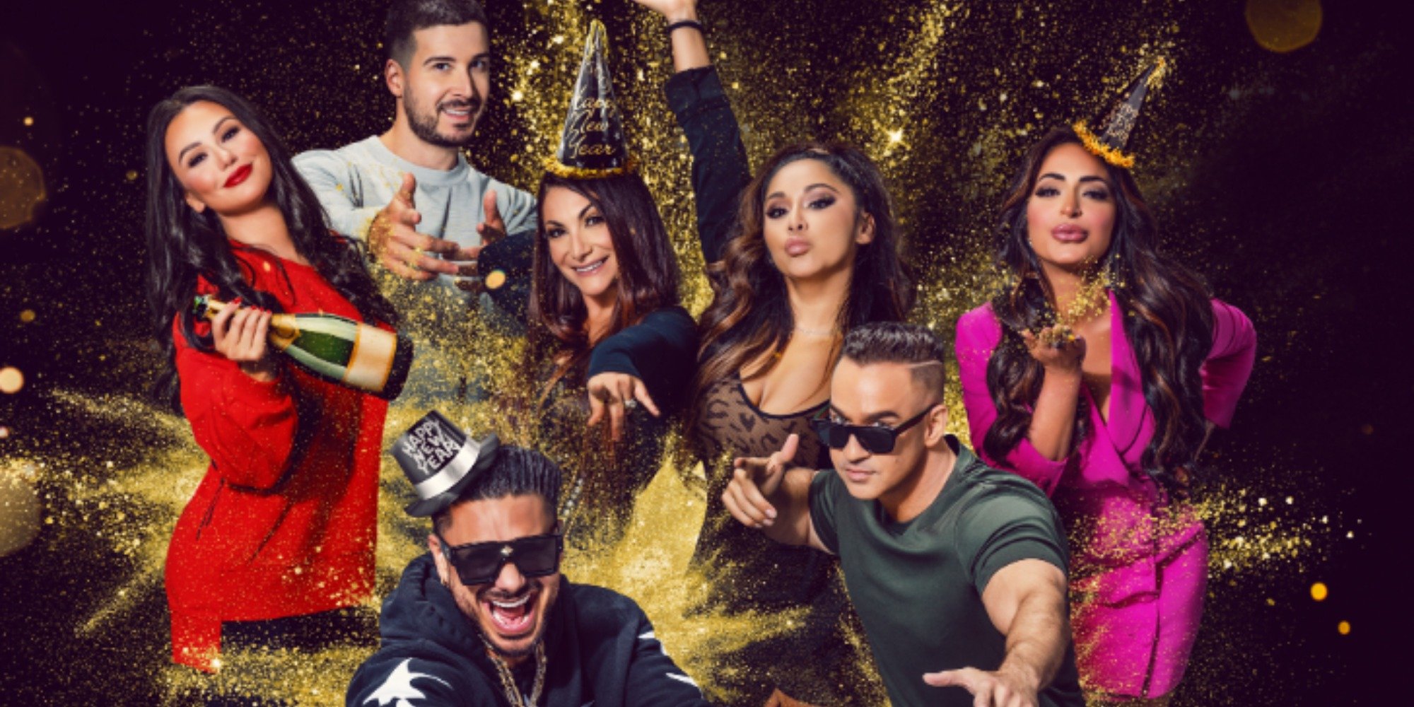 Jersey Shore cast photograph.