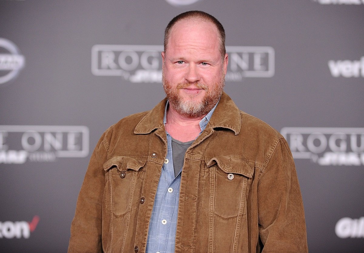 Joss Whedon on a red carpet the year his father, Tom Whedon, died.