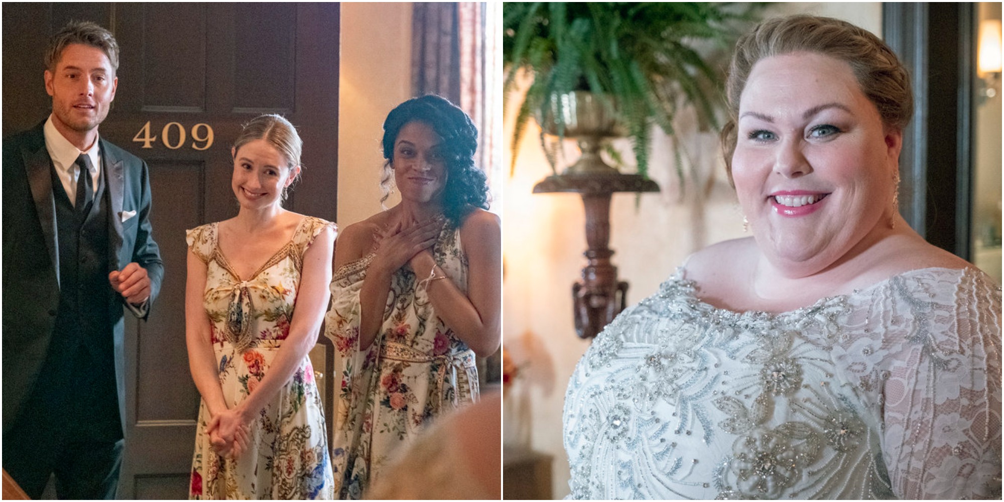 this is us kate's bridesmaid dresses Renaissance Garden Lace Dress
